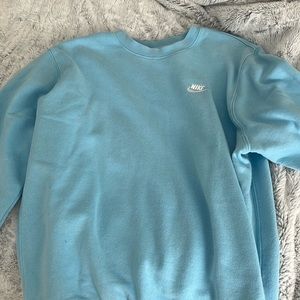 Nike bright blue crewneck size large